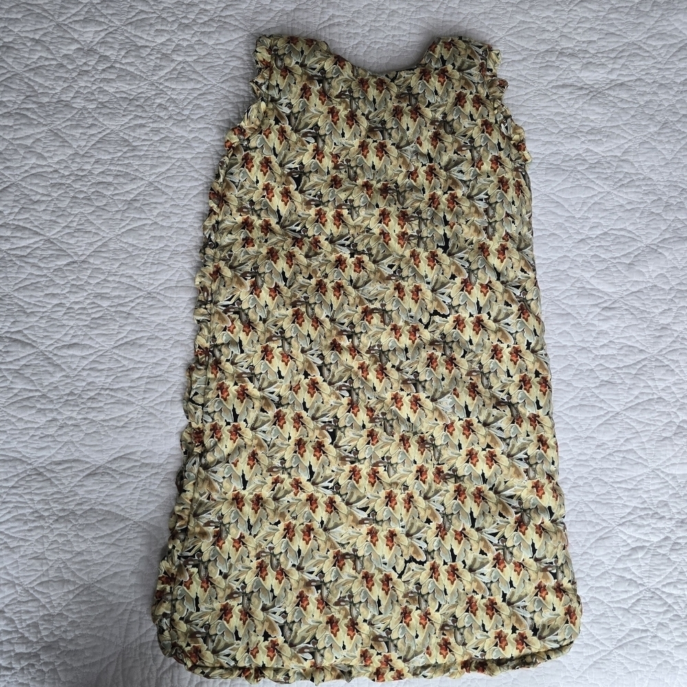 Kika Vargas Baby Quilted Ruffle Edge Floral Print Sleep Sack Wearable Blanket - Picture 11 of 14